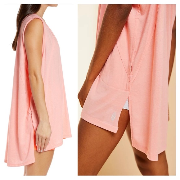 FREE PEOPLE BOHO MNI SUN DRESS SLEEVELESS SUMMER KNIT TUNIC A2C - Picture 11 of 16